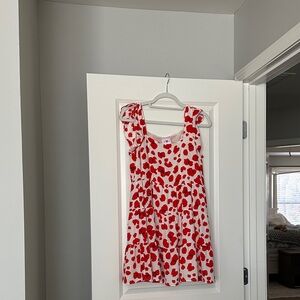 Buddy Love Red and White Floral Dress